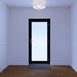 Dortech Richmond aluminium front door with lever handle, imported from the UK