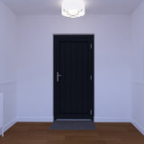Dortech Knaresborough aluminium front door black (British brand)