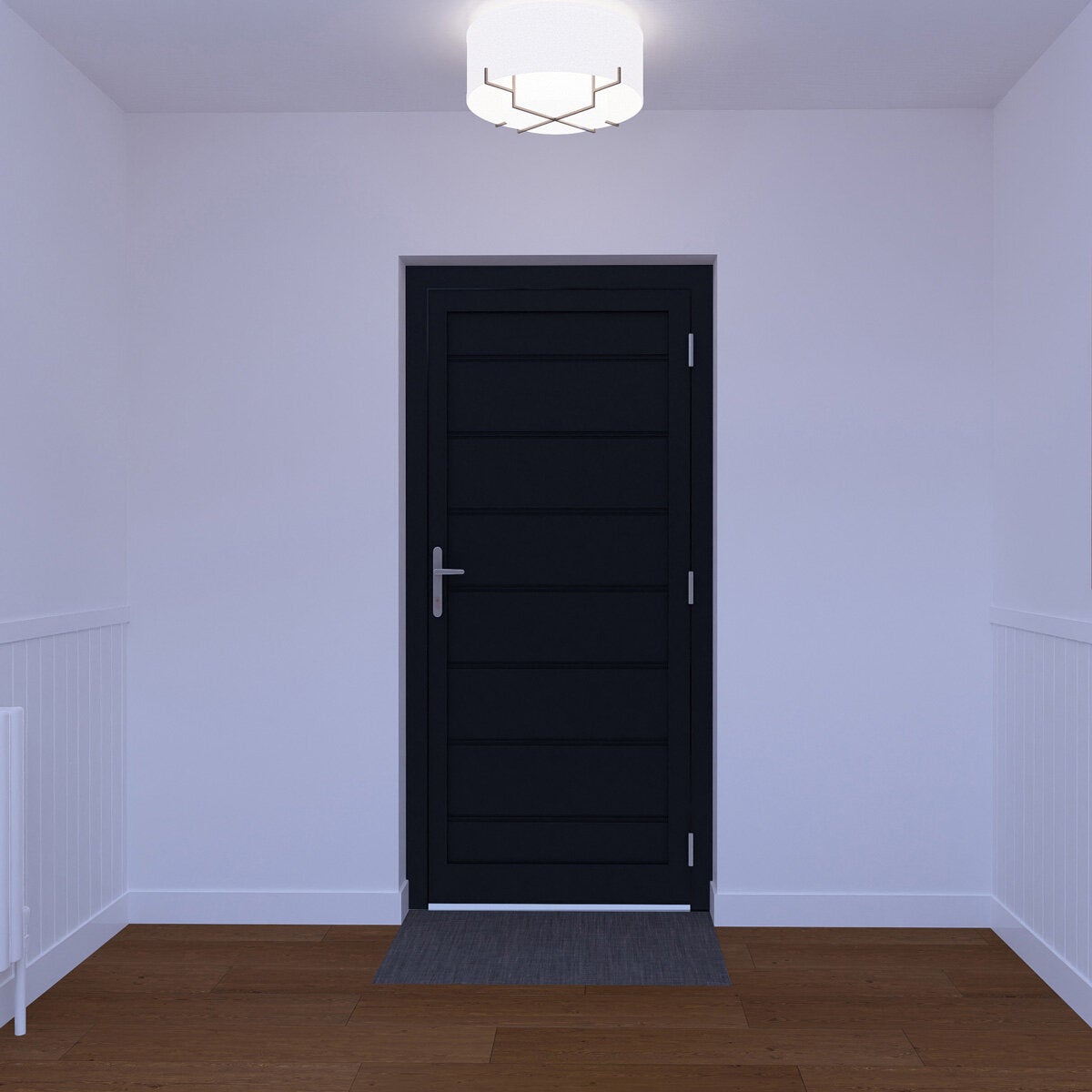 Dortech Doors Malton aluminium front door H2400 x W1300mm, imported from the UK