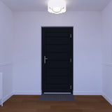 Dortech Doors Malton aluminium front door H2400 x W1300mm, imported from the UK