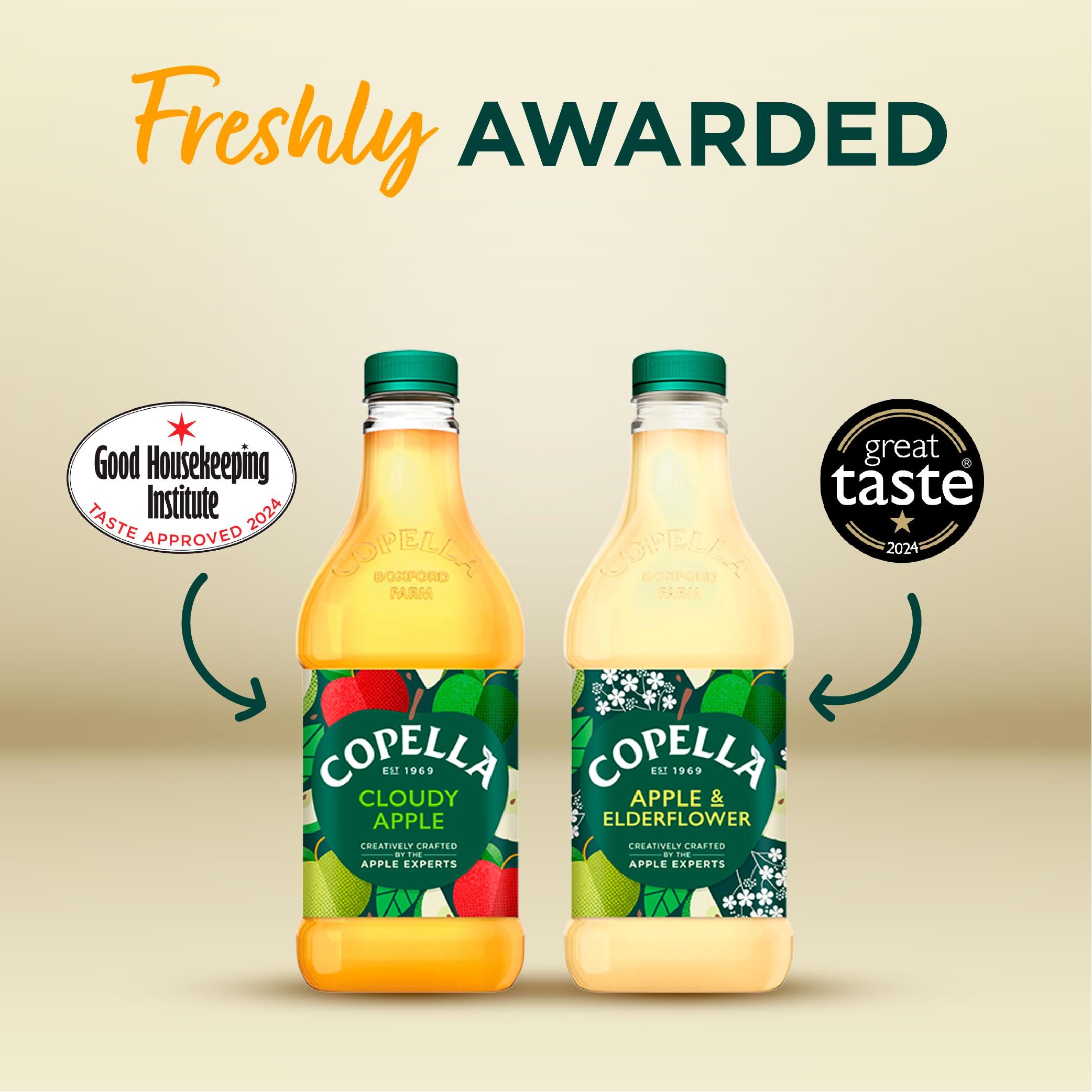 Copella Apple & Mango fruit juice 900ml, UK version