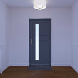 Dortech Ilkley aluminium front door with lever handle, UK version