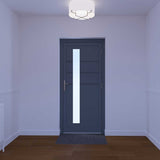 Dortech Ilkley aluminium front door with lever handle, UK version