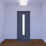 Dortech Patterdale aluminium front door grey, imported from the UK