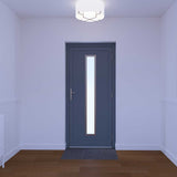 Dortech Patterdale aluminium front door grey, imported from the UK