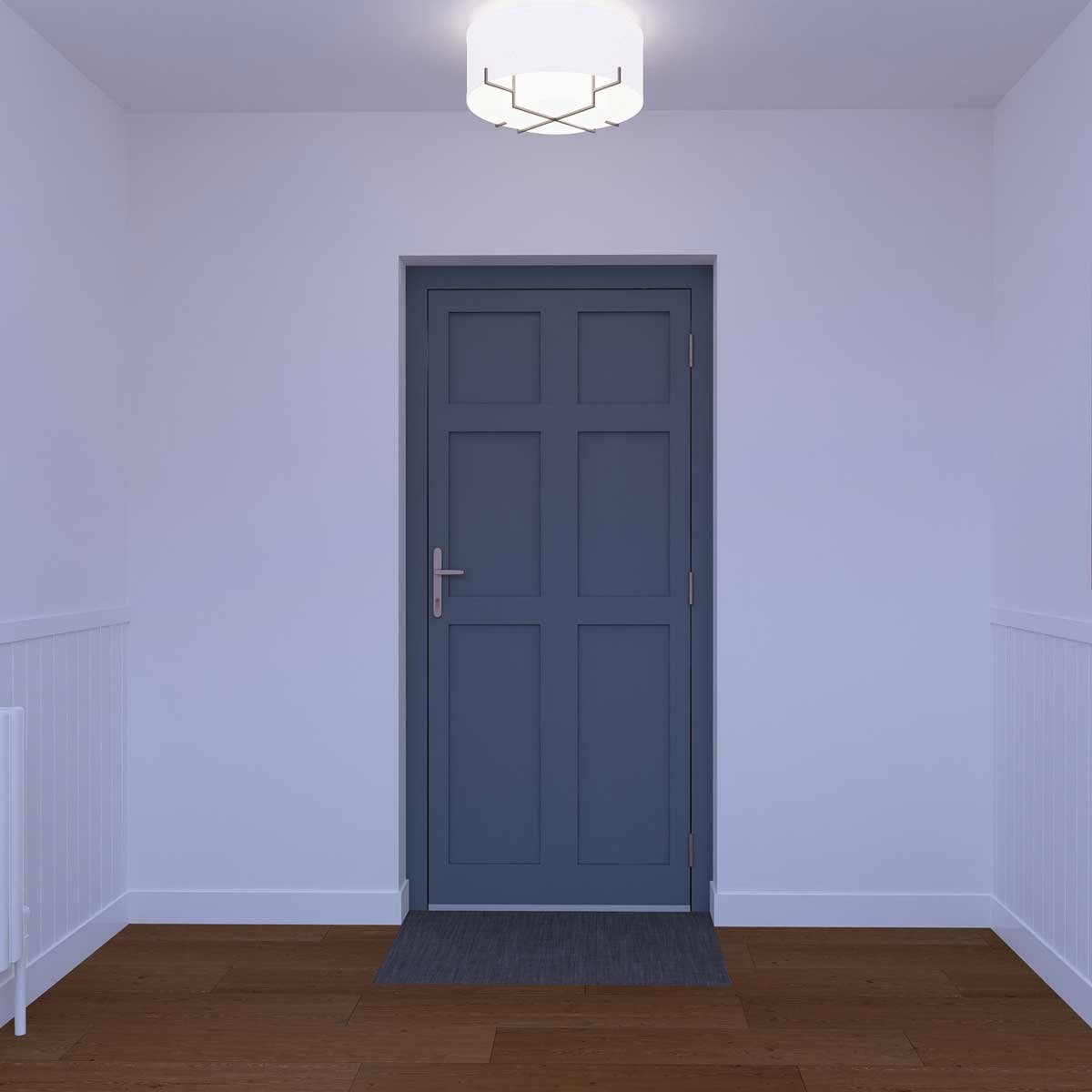 Dortech Saltaire aluminium front door with lever handle - British product