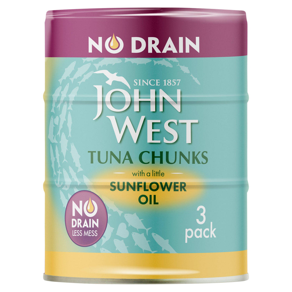 John West Tuna Chunks with a Little Sunflower Oil 3x110g