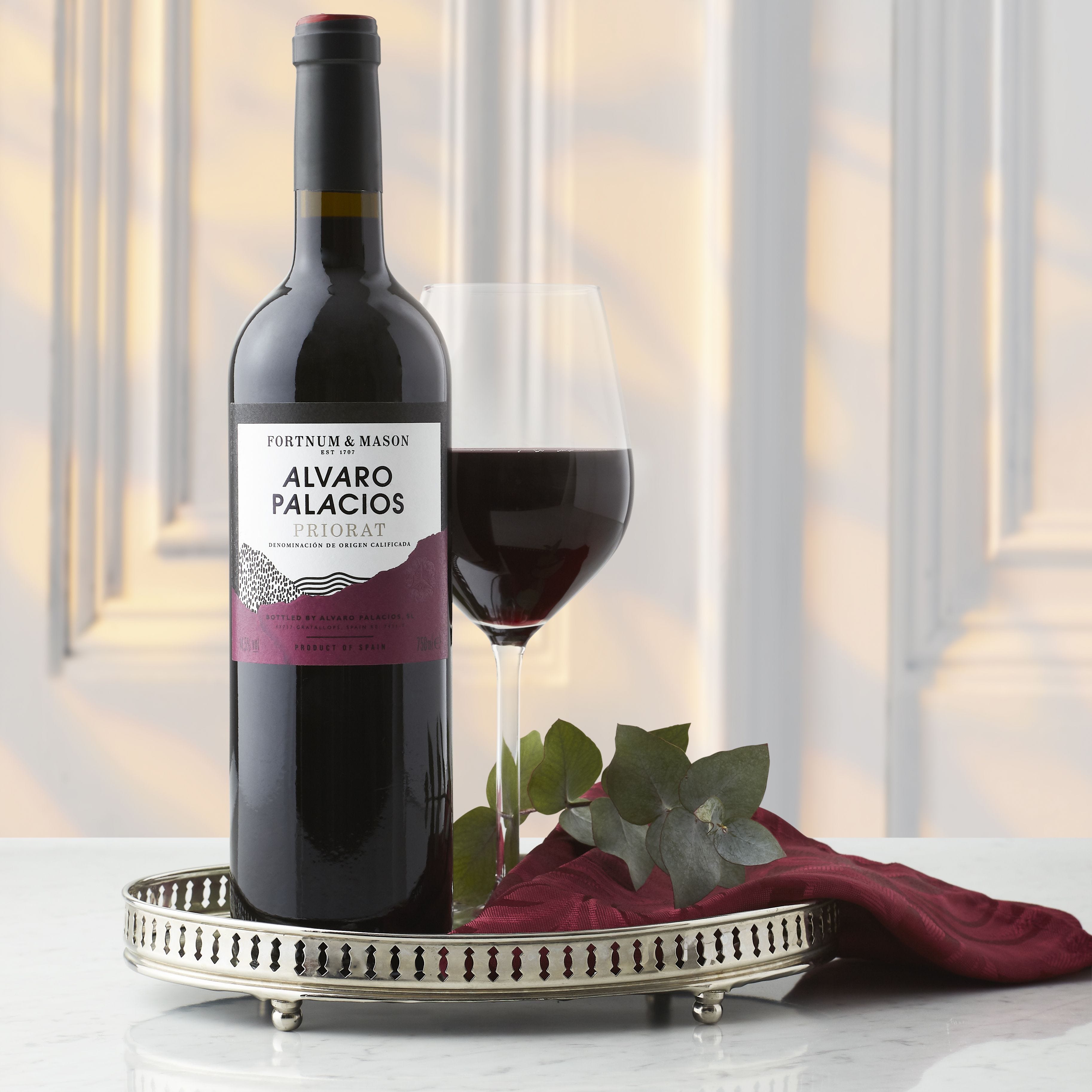 Fortnum's Priorat Alvaro Palacios red wine 75cl, UK version