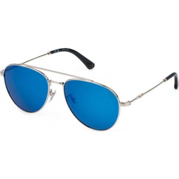 Police Blue SPLP20E sunglasses metal frame, imported from the UK