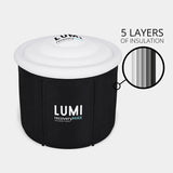 Lumi Recovery Pod Max Insulated Ice Bath 420L, UK version