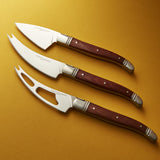 Fortnum's cheese knife set with three knives in gift box (British brand)