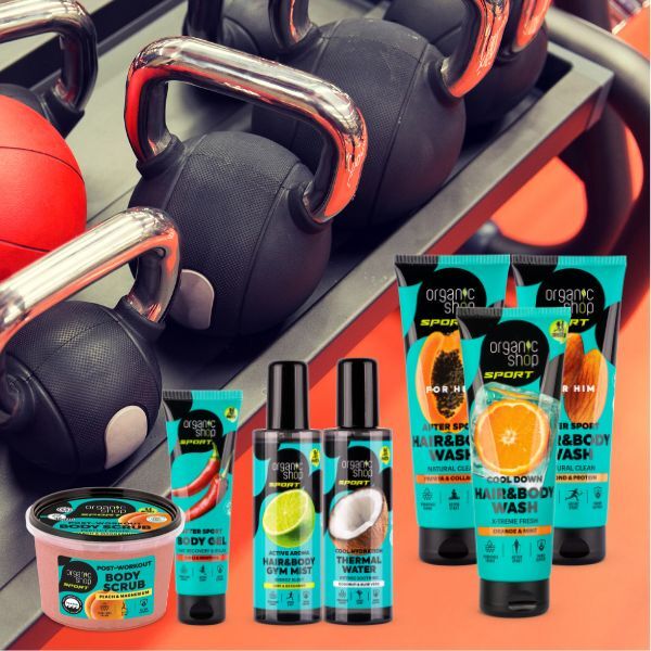 Organic Shop SPORT Post-Workout Body Scrub 250ml, UK version
