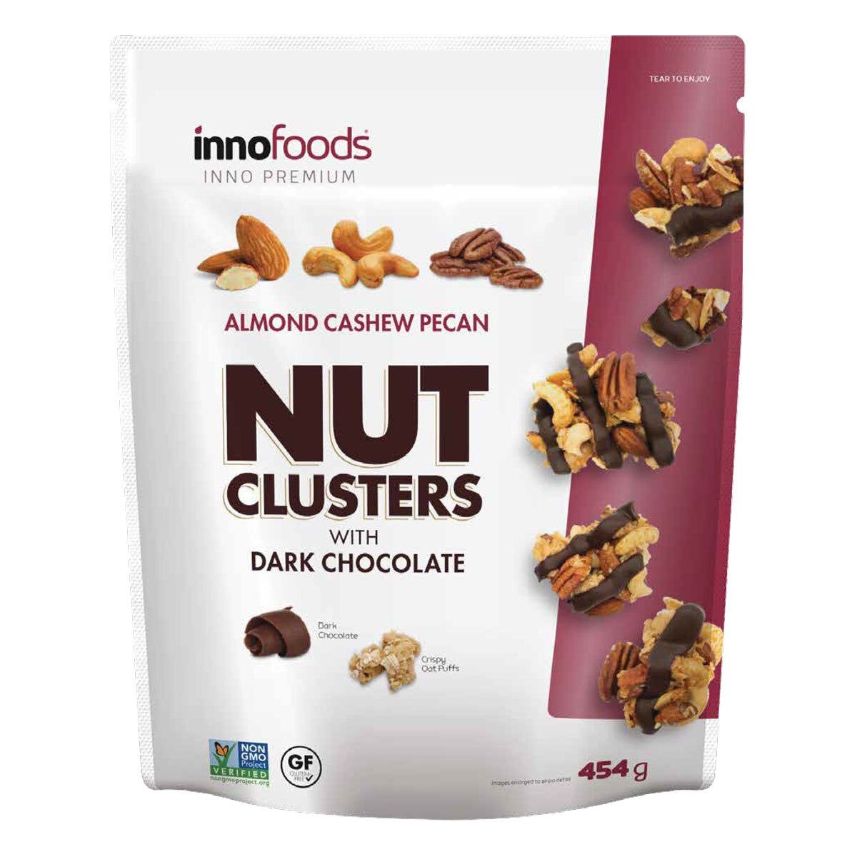 Inno Foods Nut Clusters with Dark Chocolate & Oat Puffs, 454g GOODS Costco UK