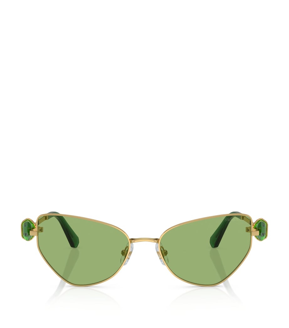 Swarovski cat-eye sunglasses crystal embellished - British product
