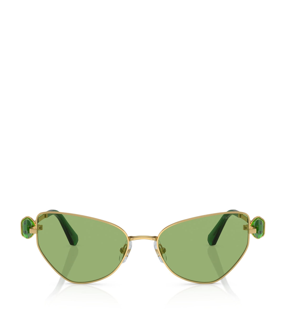 Crystal-Embellished Cat-Eye Sunglasses