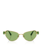 Crystal-Embellished Cat-Eye Sunglasses
