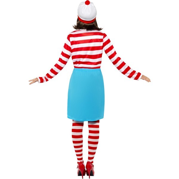 Smiffys Where's Wally Wenda costume, imported from the UK