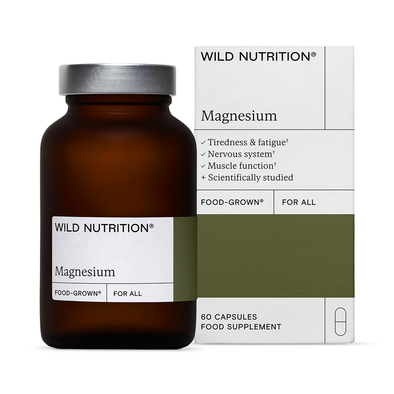 Wild Nutrition magnesium supplement 60 capsules - British product