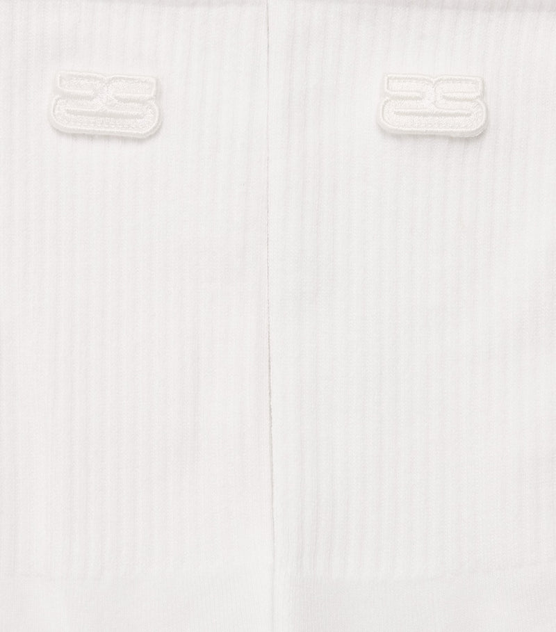 Sandro Paris cotton-blend Double S motif socks, UK version
