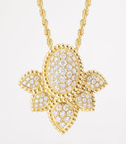 Boucheron yellow gold diamond Serpent Bohème necklace, UK version