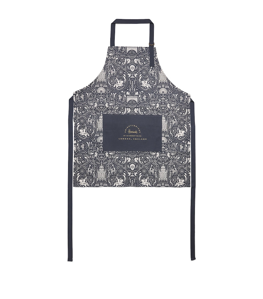Harrods Knights of Brompton cotton apron, UK version