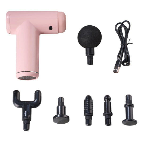 Livingandhome portable massage gun 6 speeds 6 attachments (British brand)