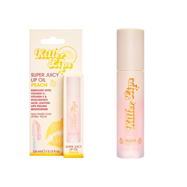 Killer Lips Super Juicy Peach Lip Oil 3.8ml - British product