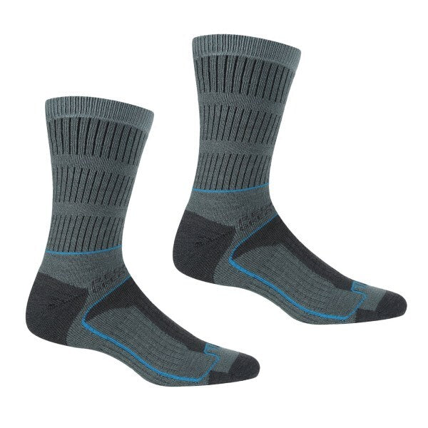 Regatta Womens Samaris 3 Season Boot Socks (3-5) GOODS Superdrug Stormy Sea/Niagra Blue  