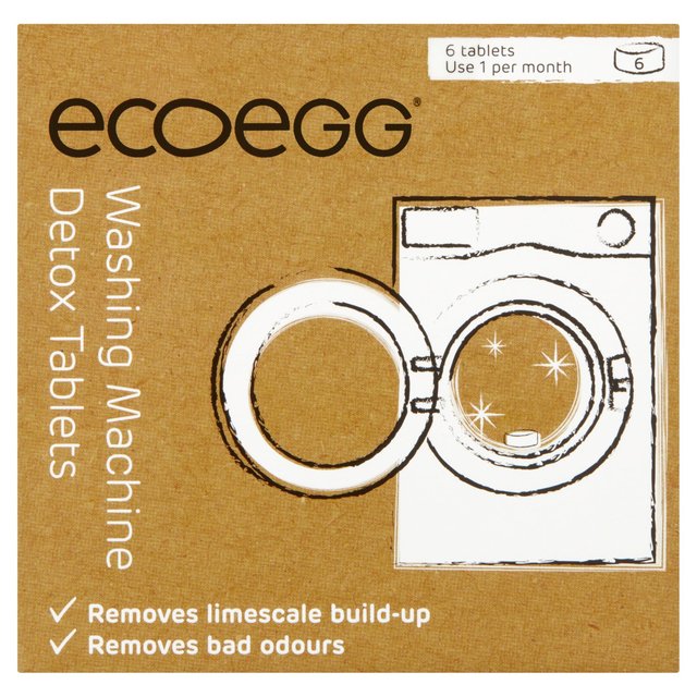 Ecoegg Washing Machine Detox Tablets   6 per pack