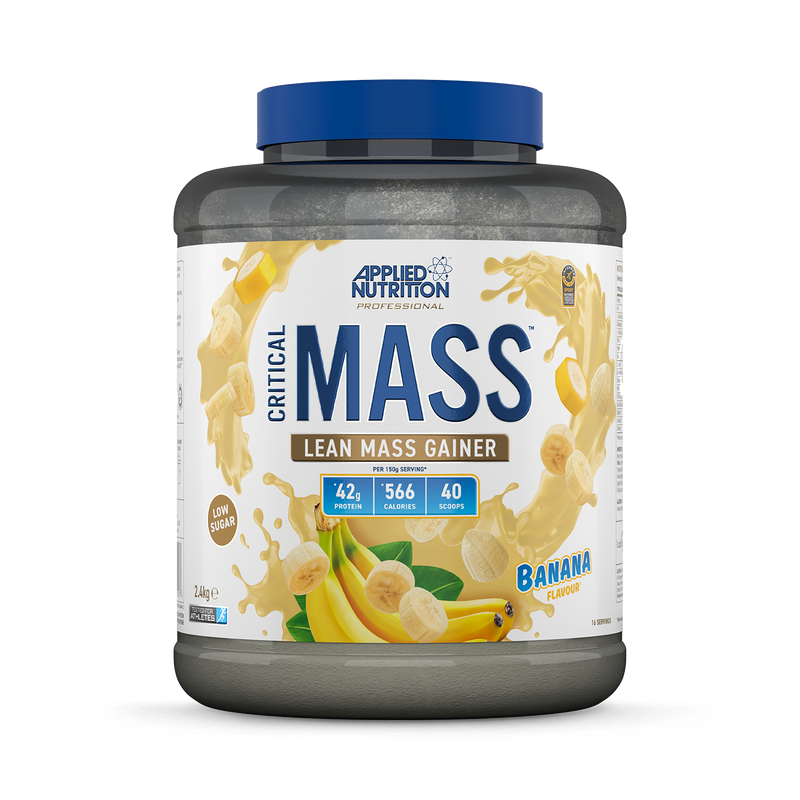 Applied Nutrition Critical Mass Professional Lean Mass Gainer Strawberry 2.4kg (16 Servings) - 999277