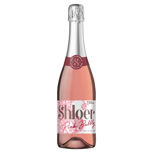 Shloer Pink Non Alcoholic Bubbly Sparkling Juice   750ml GOODS M&S   