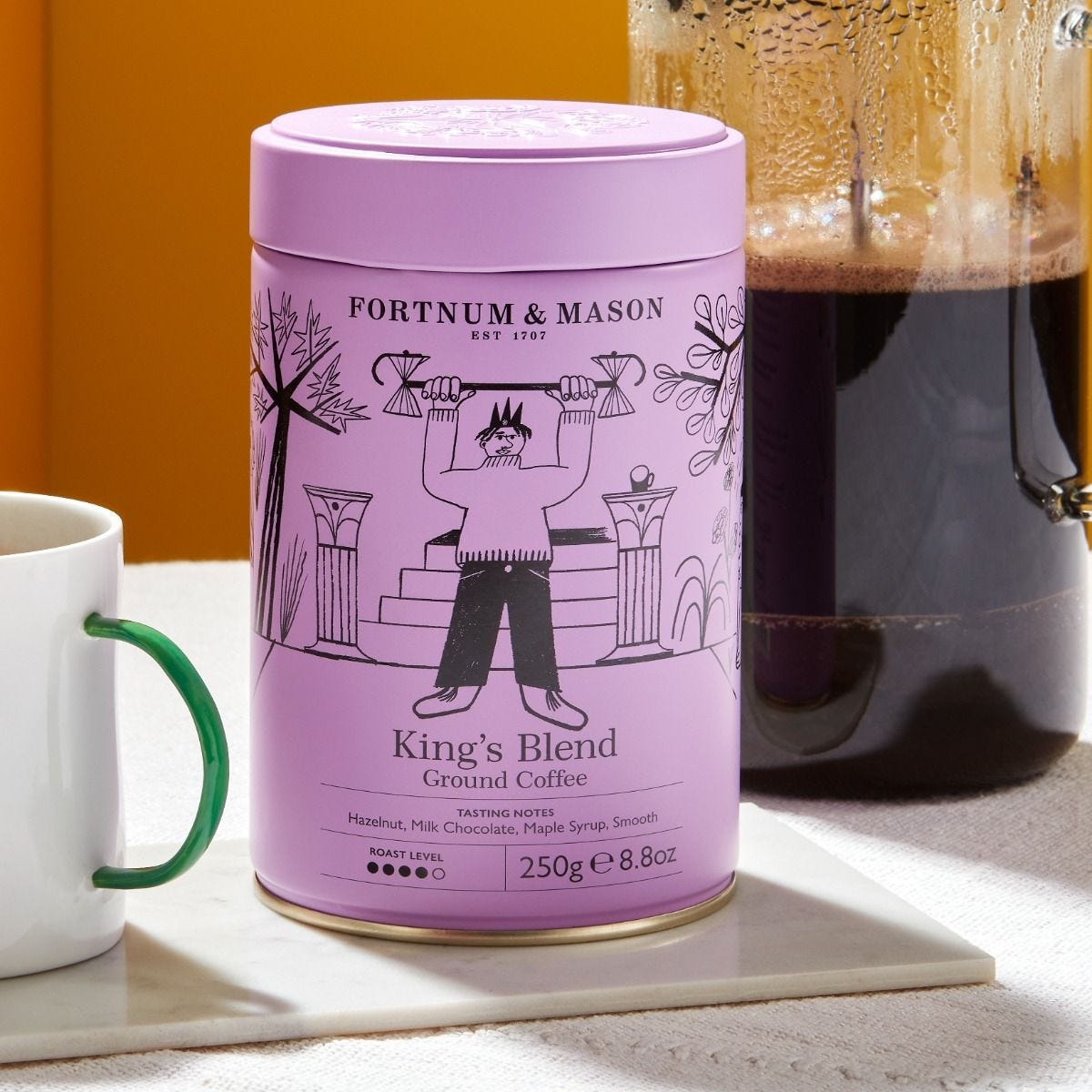 Fortnum & Mason King's Blend ground coffee 250g - British product