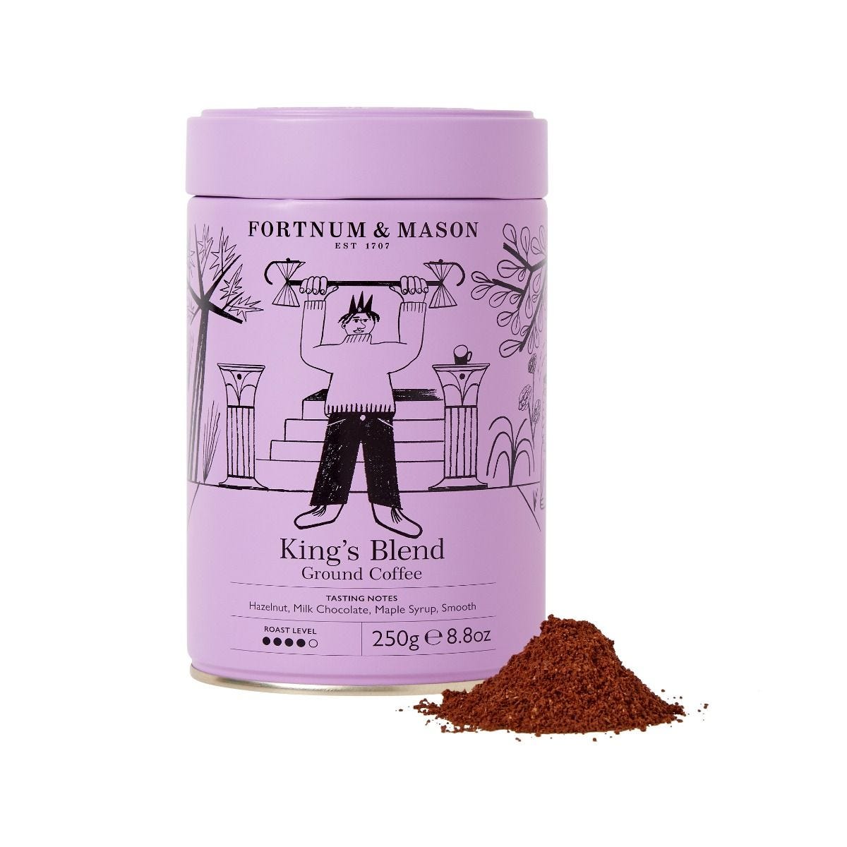 Fortnum & Mason King's Blend ground coffee 250g - British product