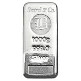 Baird & Co 1kg 999 pure silver cast bar - British product