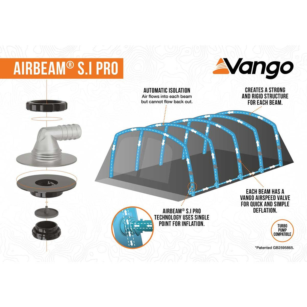 Vango Rome II Air 650 XL Tent Package, 6 Person