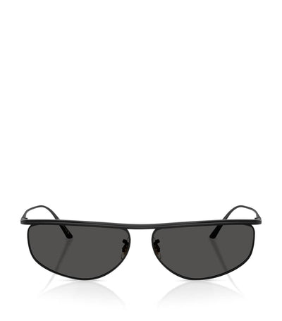 Harrods Oliver Peoples Steel 1986C Irregular Oval Sunglasses- Buy online at McGrocer