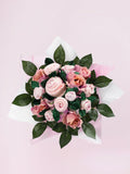 Babyblooms pink baby clothes bouquet 0-6 months, UK version