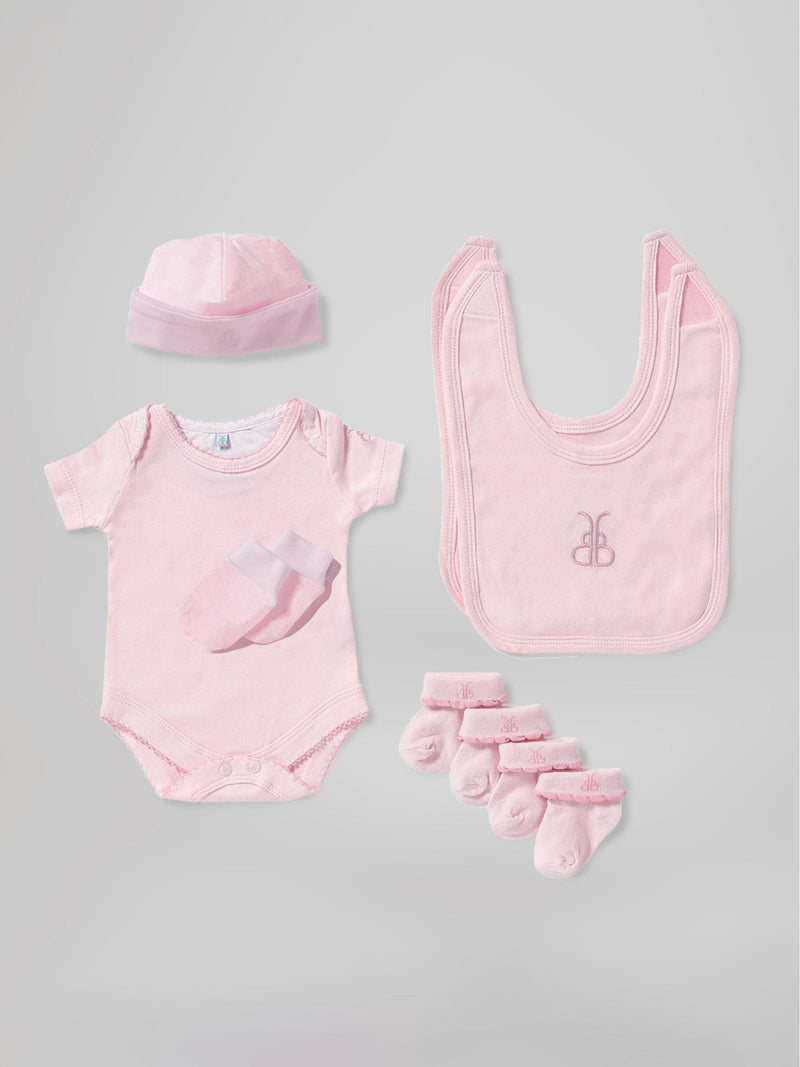 Babyblooms pink baby clothes bouquet 0-6 months, UK version