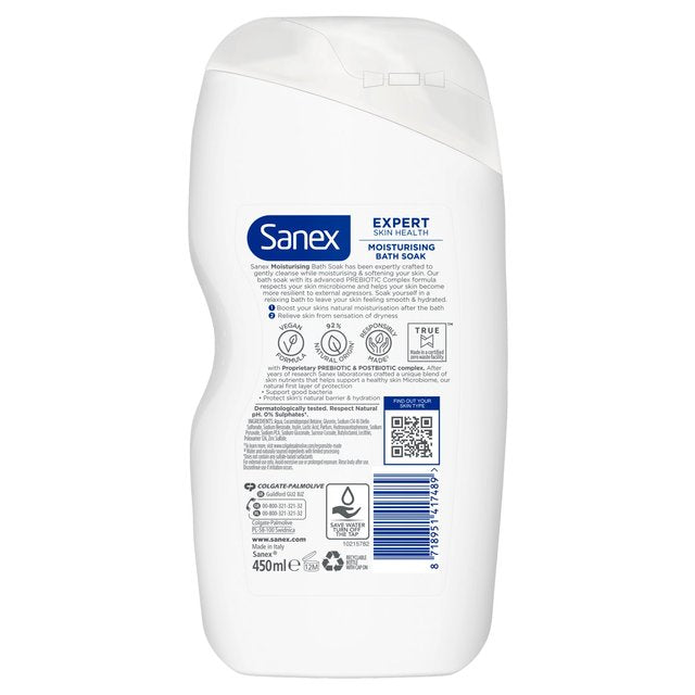 Sanex Expert Moisturising Bath Soak   450ml GOODS M&S   