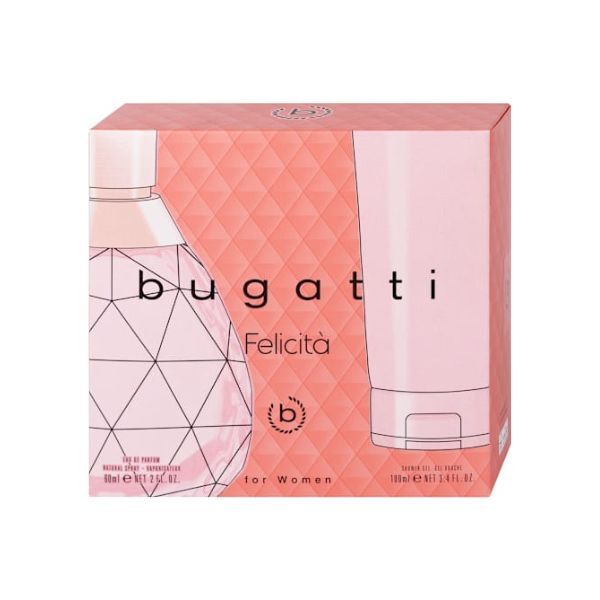 Bugatti Felicita gift set EDP 60ml and shower gel 100ml, UK version