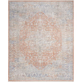 Elegant Heirloom Ivory & Rust Patterned Rug in 2 Sizes GOODS Costco UK