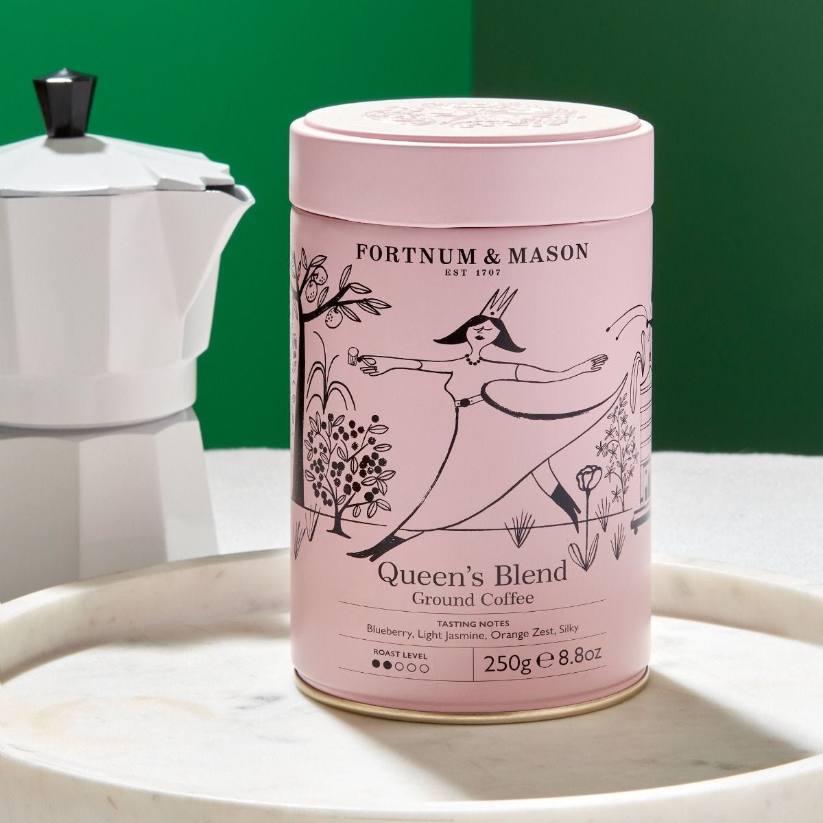 Fortnum & Mason Queen's Blend ground coffee 250g (British brand)