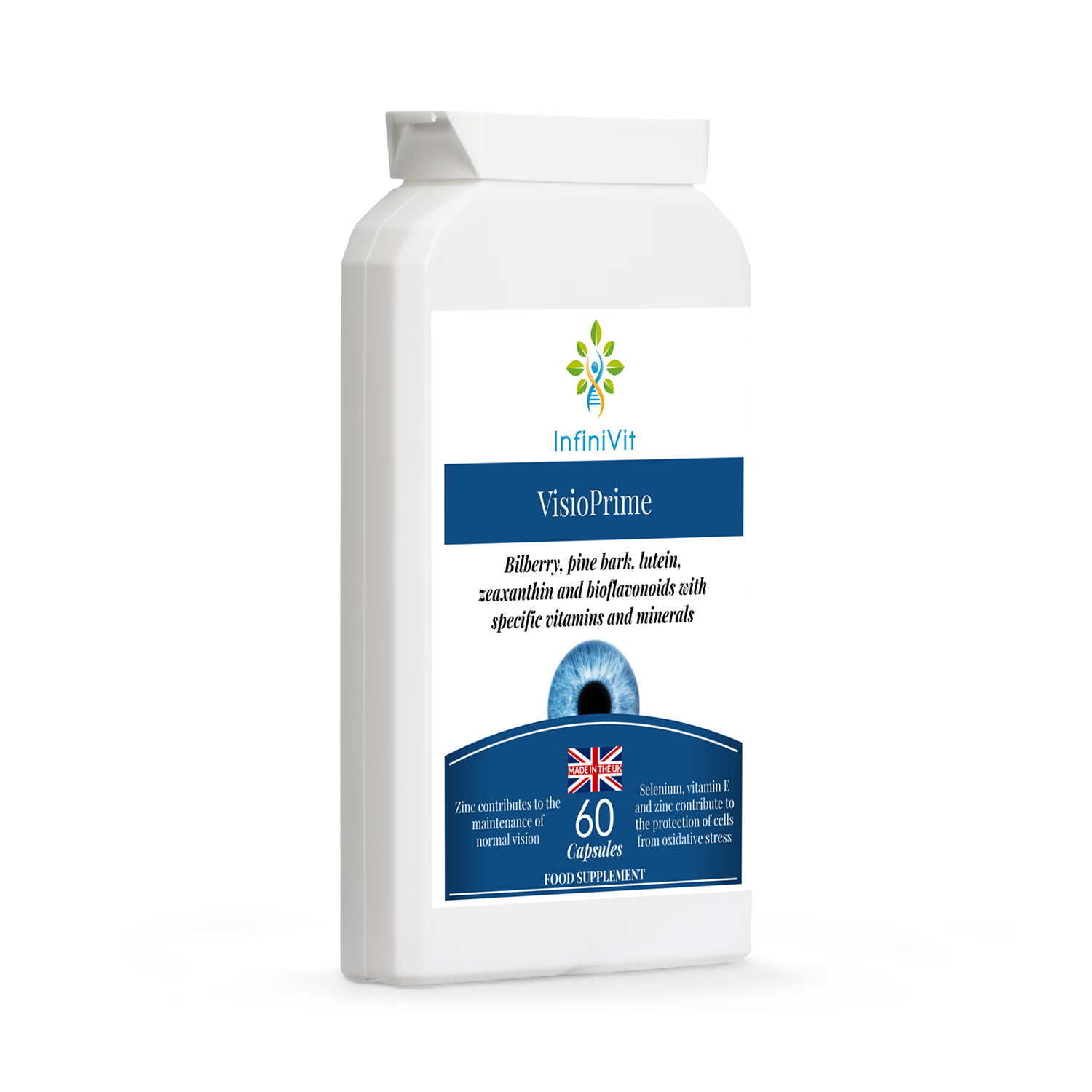 InfiniVit VisioPrime eye health supplement 60 capsules - British product