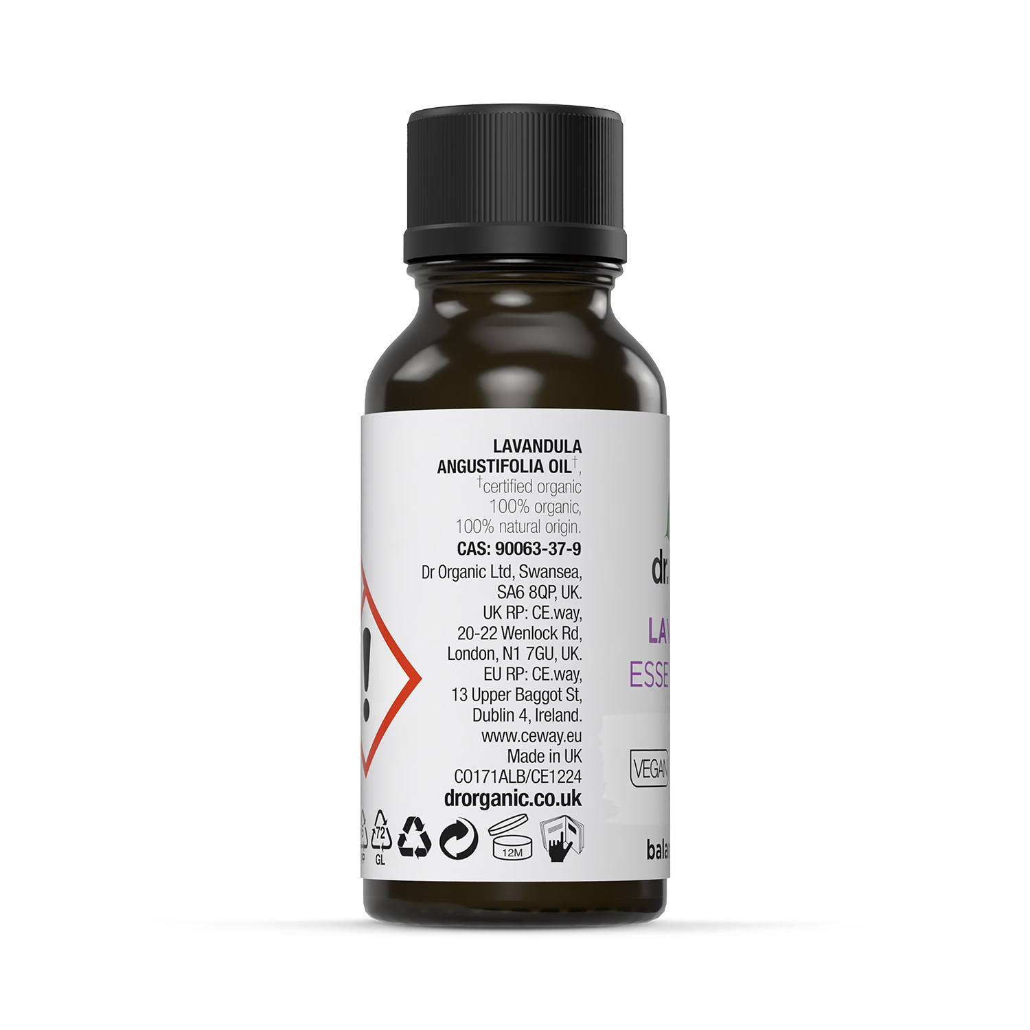 Dr Organic lavender pure essential oil 10ml - British product