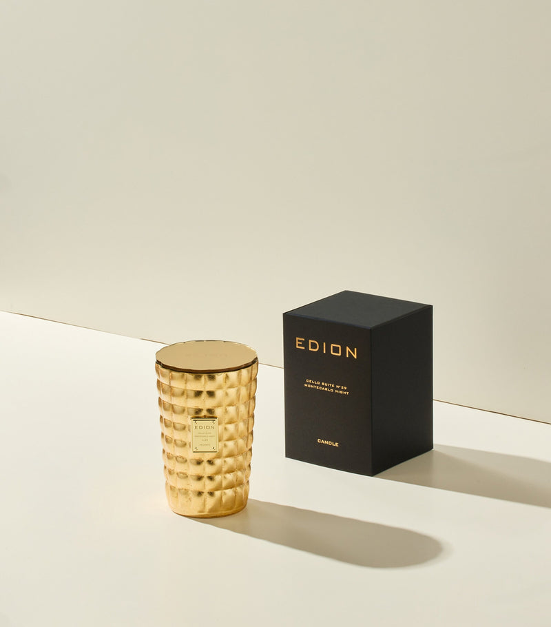 EDION Montecarlo Night candle 500g - British product