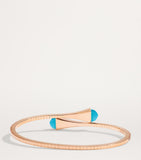 Marli New York Cleo slip-on bracelet with diamonds and turquoise - British product