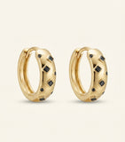Cartier yellow gold lacquer Panthère earrings 16.1mm, UK version