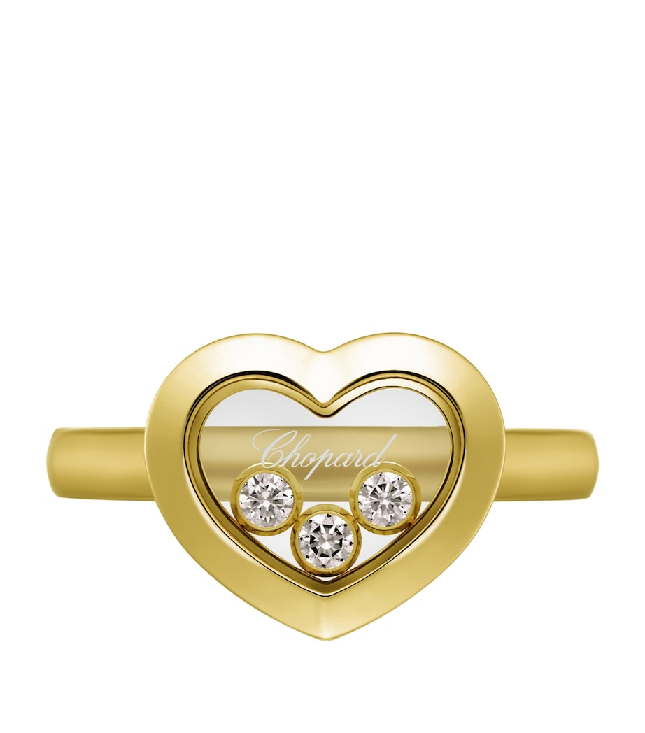Chopard Happy Diamonds Icons 18k yellow gold ring, UK version