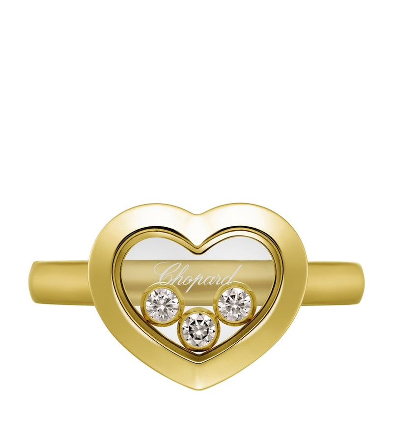 Chopard Happy Diamonds Icons 18k yellow gold ring, UK version