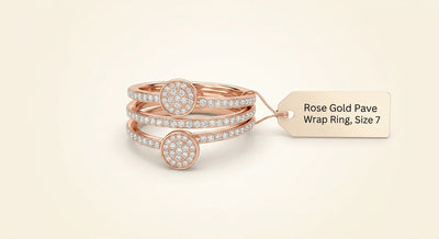 Harrods Cartier Rose Gold and Pavé Diamond Double Juste un Clou Ring- Buy online at McGrocer
